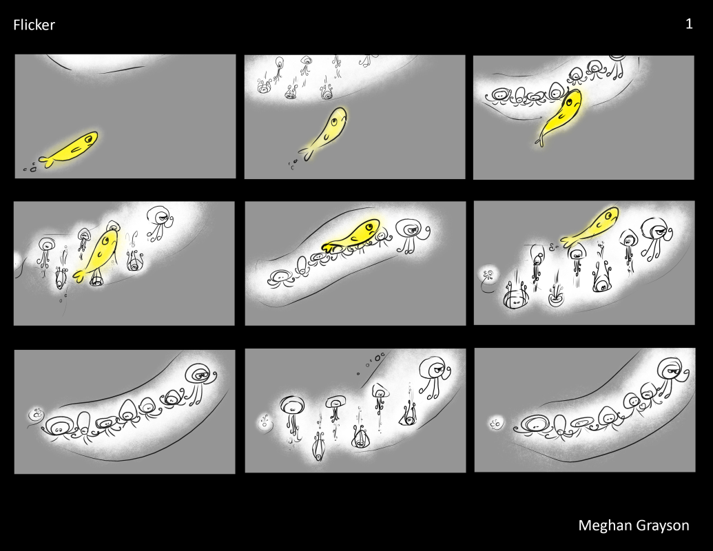 Storyboard – Flicker 01